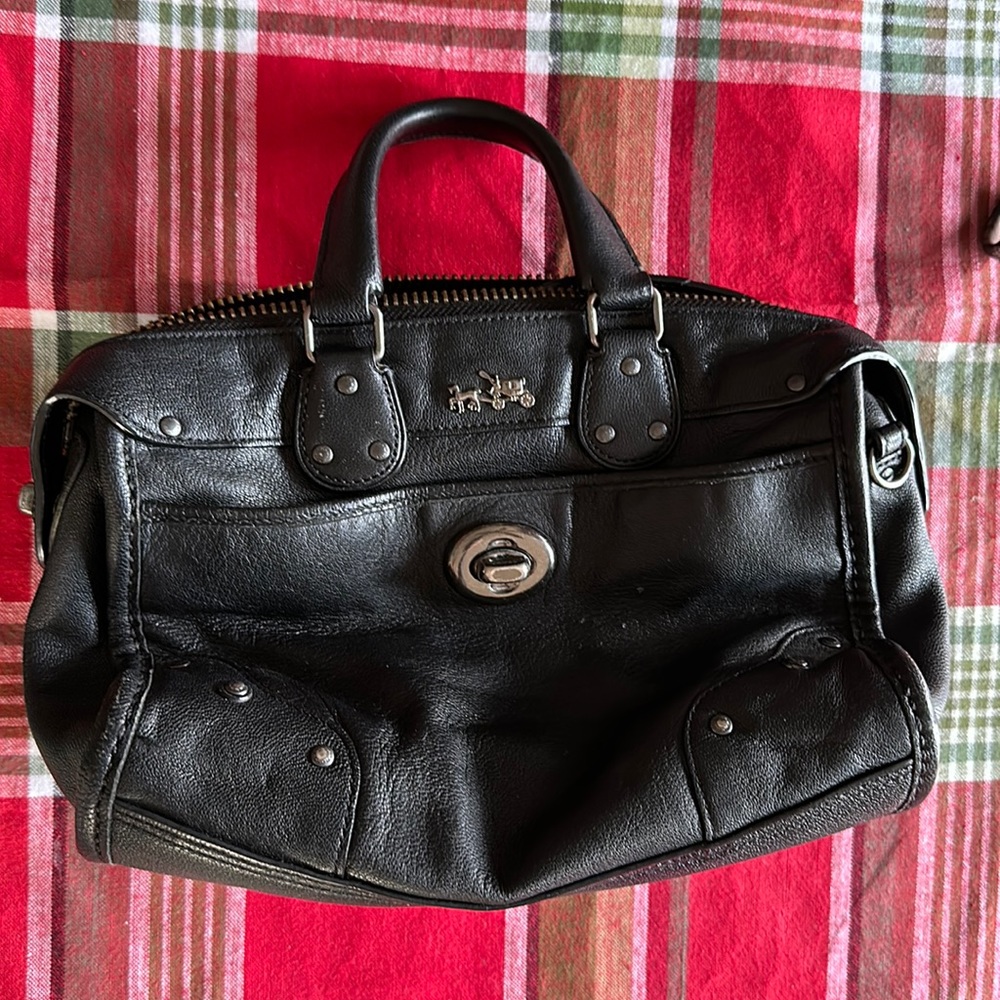 Coach Black Leather Purse